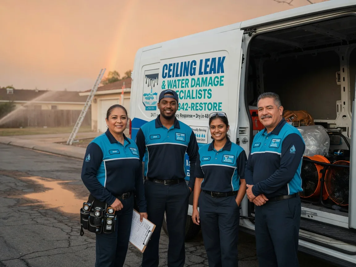 Ceiling Leak Cleanup company in Stockdale, TX