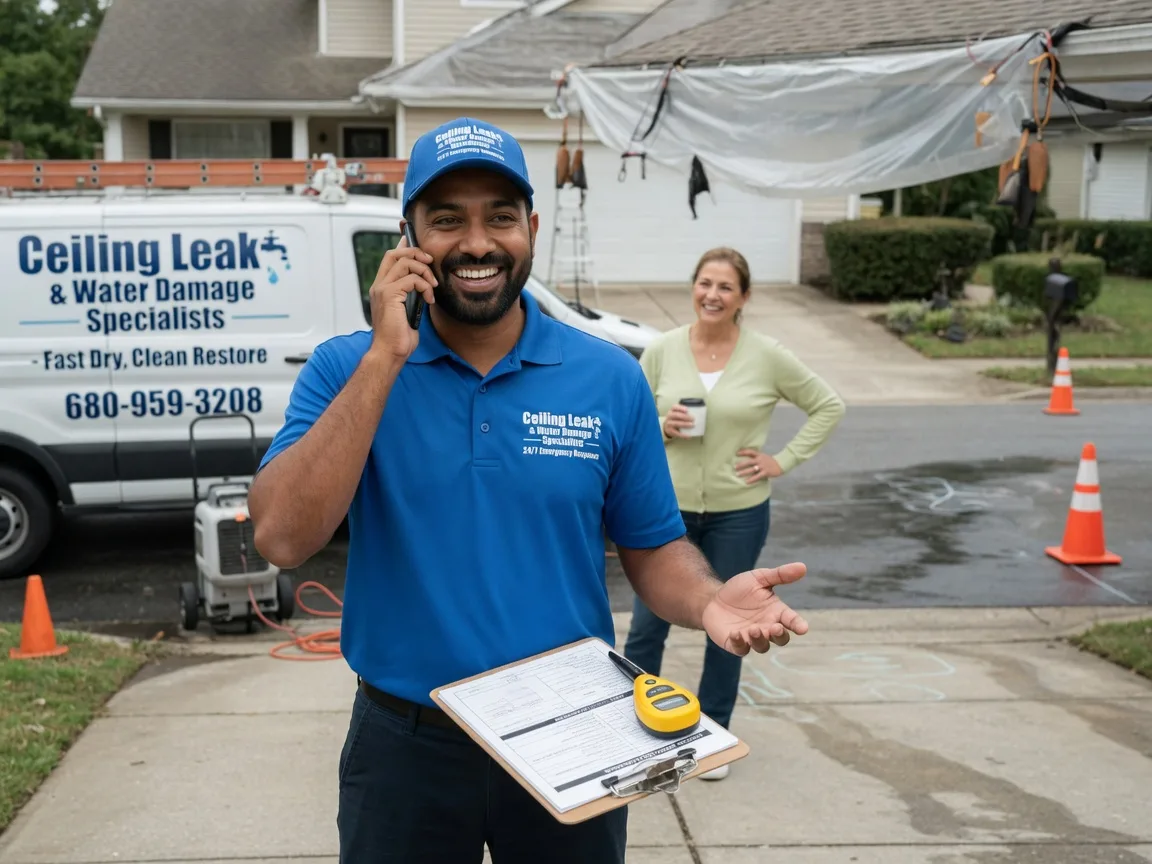 Ceiling Leak Cleanup Stockdale, TX FAQs